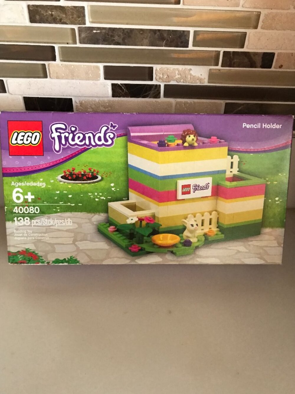 LEGO Friends Pencil Holder 40080 Retired 2013 NIB Sealed - Picture 1 of 5
